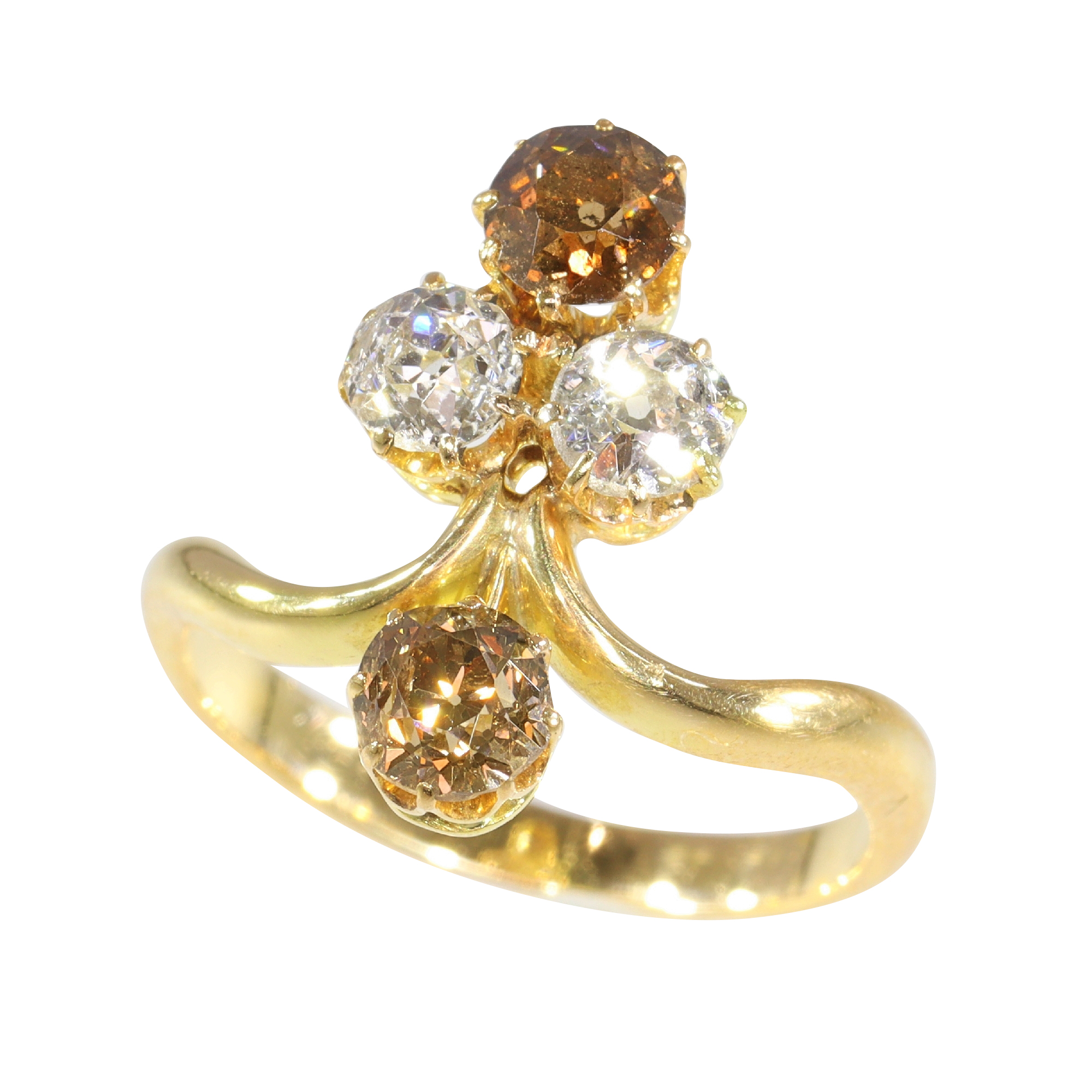 Vintage Victorian Grace: The Aigrette Diamond Ring